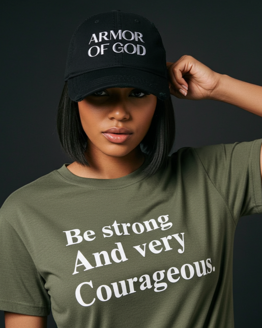 Be Strong And Courageous Tee | Unisex - Joshua 1:7