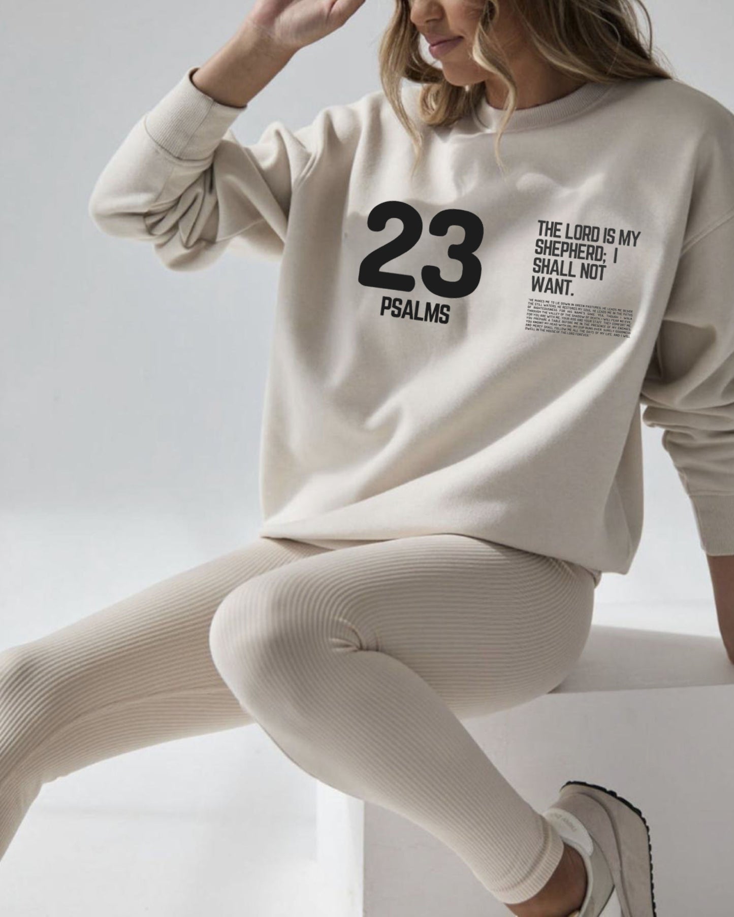 Psalm 23 Sweatshirt - Christian Sweatshirt