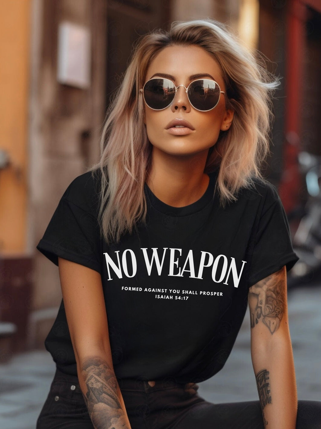 No Weapon Formed Against You Shall Prosper - Unisex Tshirt | Isaiah 54:17