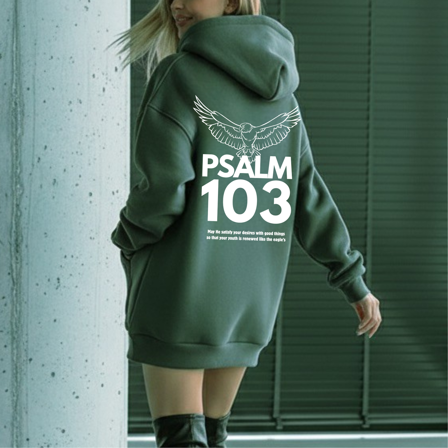 Psalm 103 Forest Green Hoodie