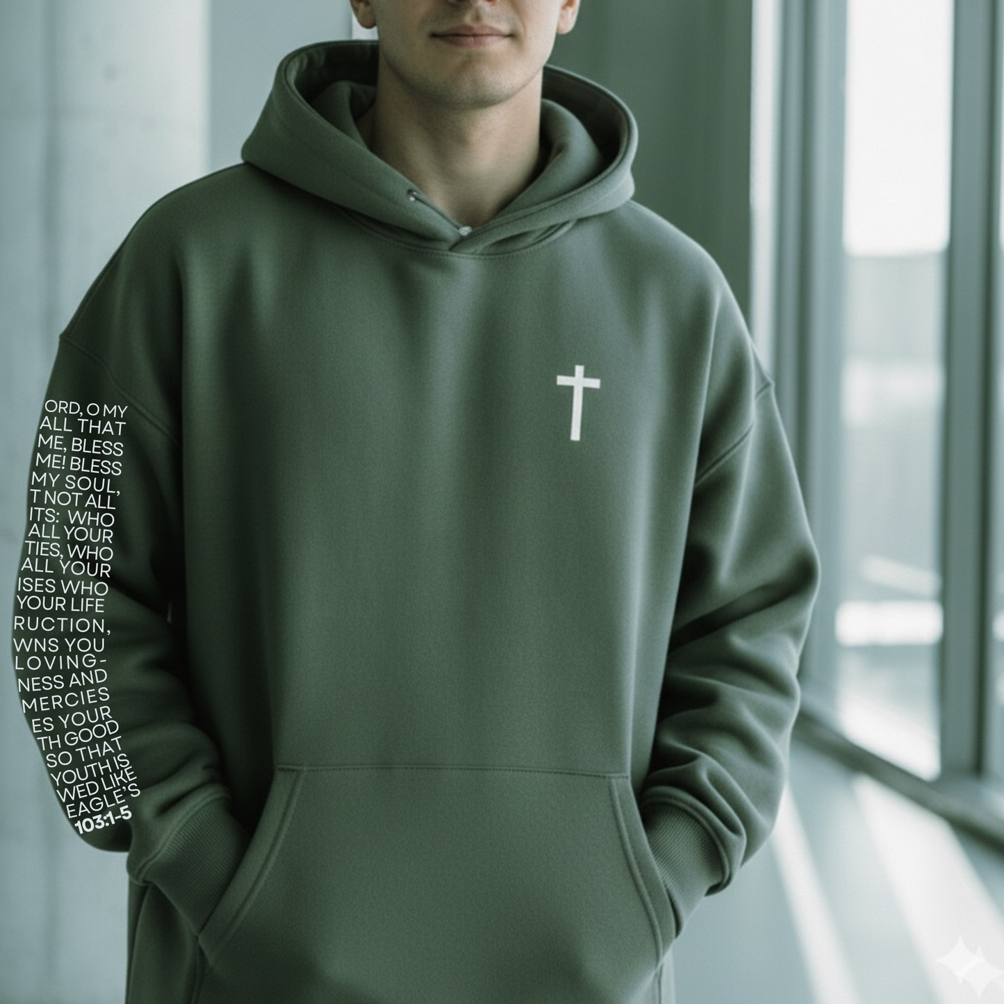 Psalm 103 Forest Green Hoodie