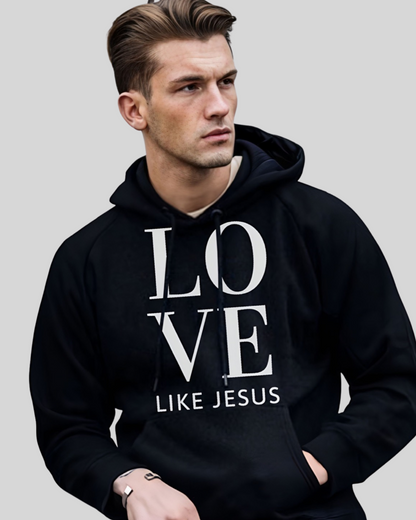 Love Like Jesus Hoodie B- Unisex Christian Hoodie